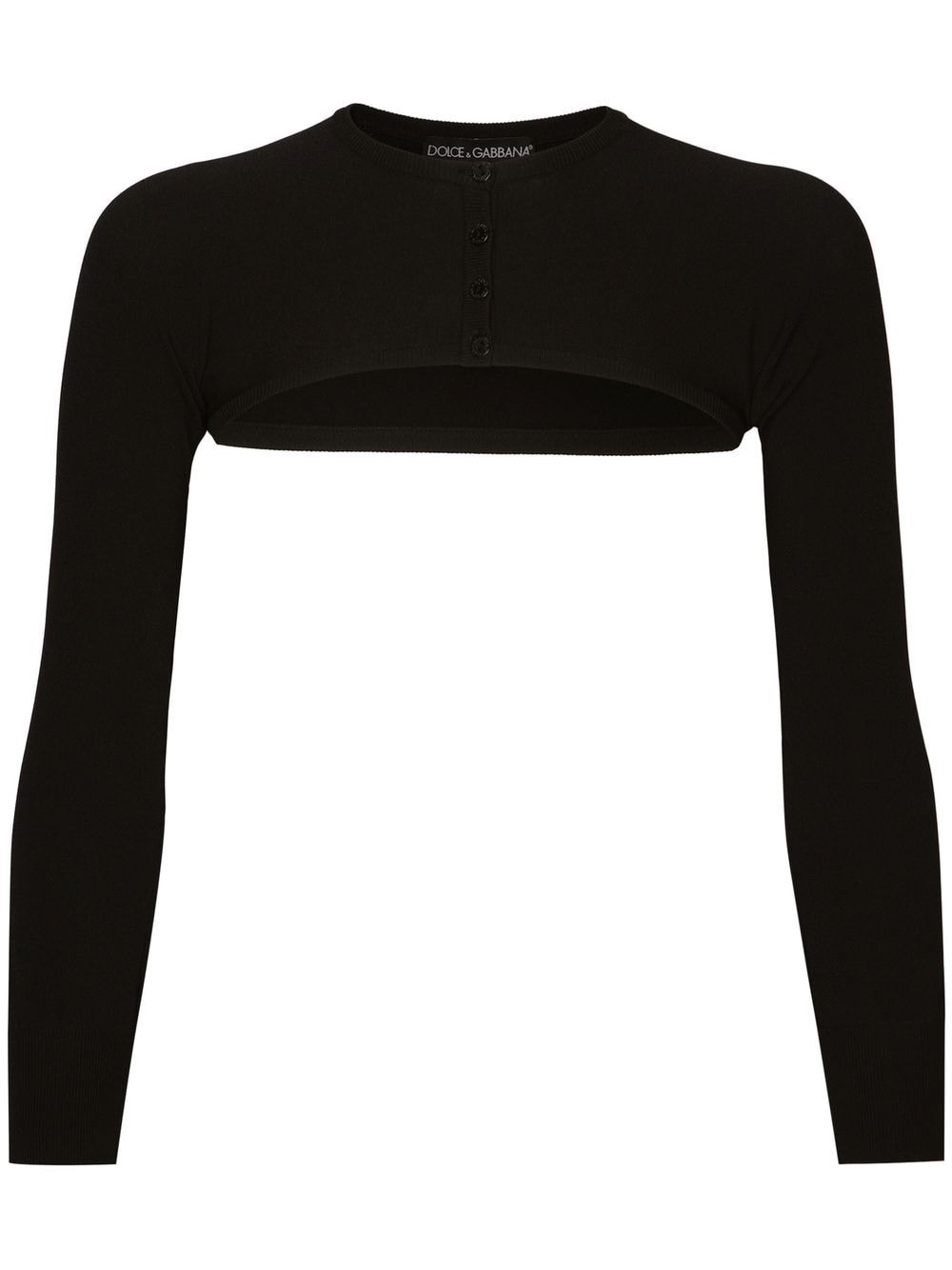 Dolce & Gabbana Viscose Kim Dolce E Gabbana Shrug In Black