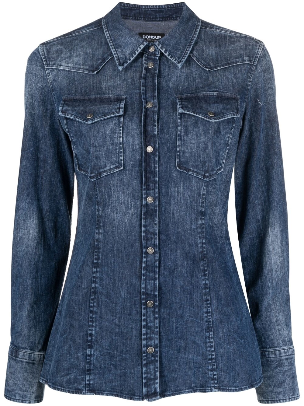 Dondup Denim Shirt In Blue
