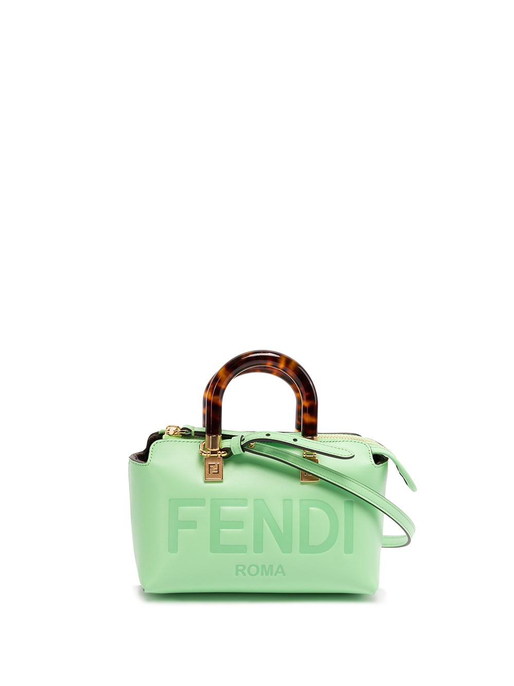 Fendi By the Way Small 4 color Leather Satchel Crossbody Bag Green