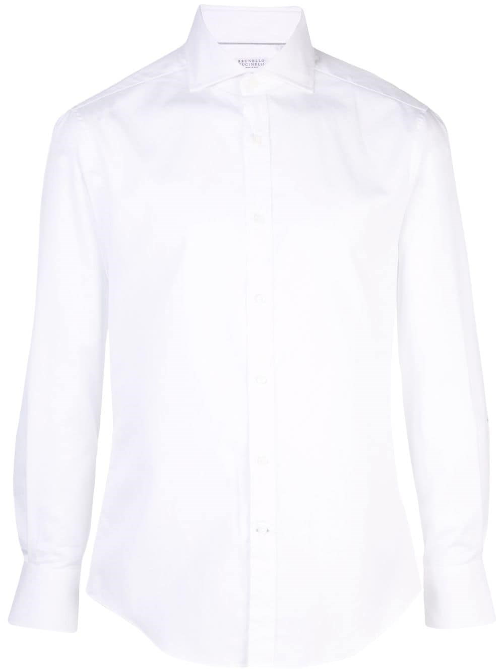 Brunello cucinelli Slim Fit Shirt With Spread Collar