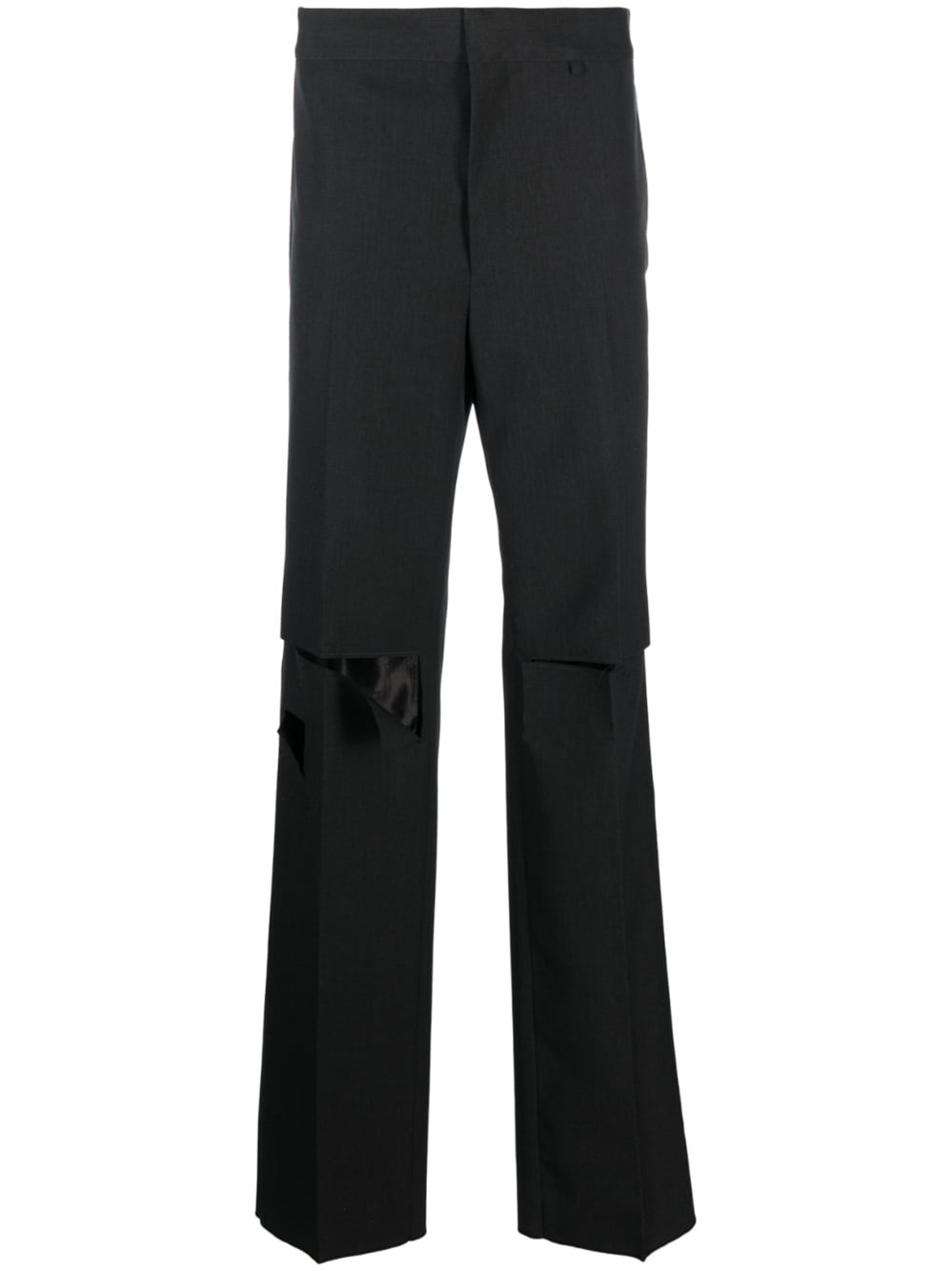 GIVENCHY STRAIGHT FIT RIPPED FORMAL PANTS