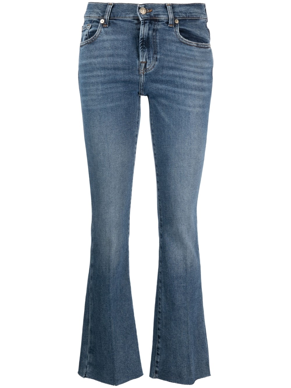 7 For All Mankind Bootcut Soho Light Jeans In Blue