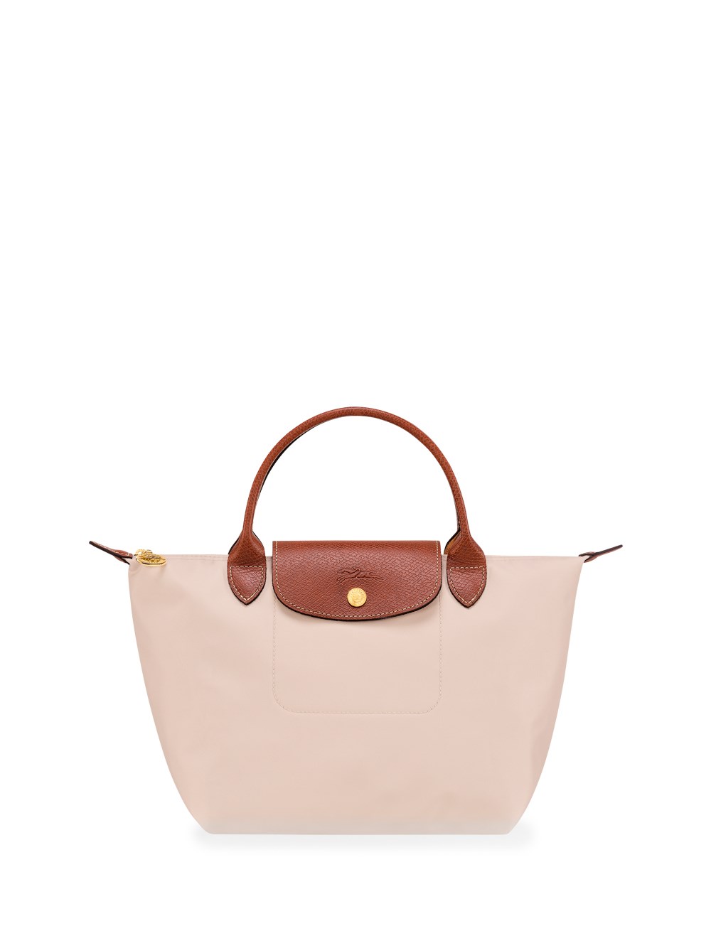 Longchamp `le Pliage Original` Small Handbag In Beige