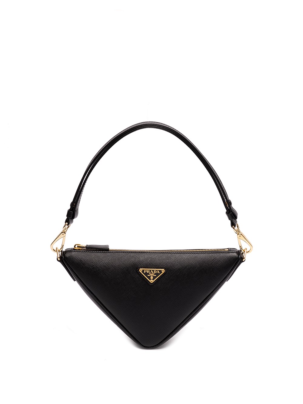 Prada Saffiano Leather Shoulder Bag In Black ModeSens