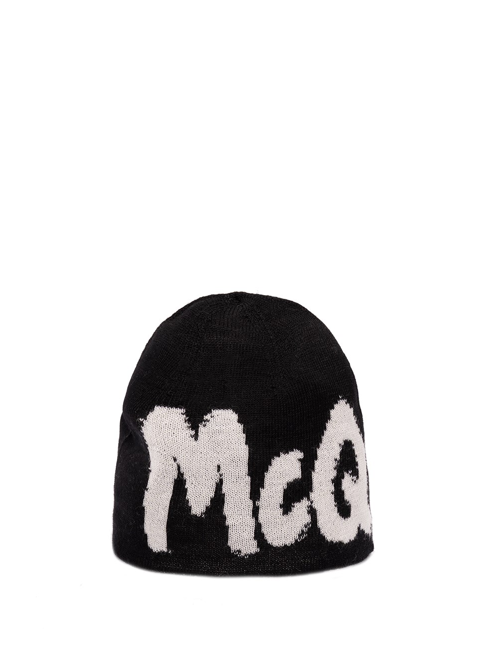 Shop Alexander Mcqueen `mcqueen Graffiti` Hat In Black  
