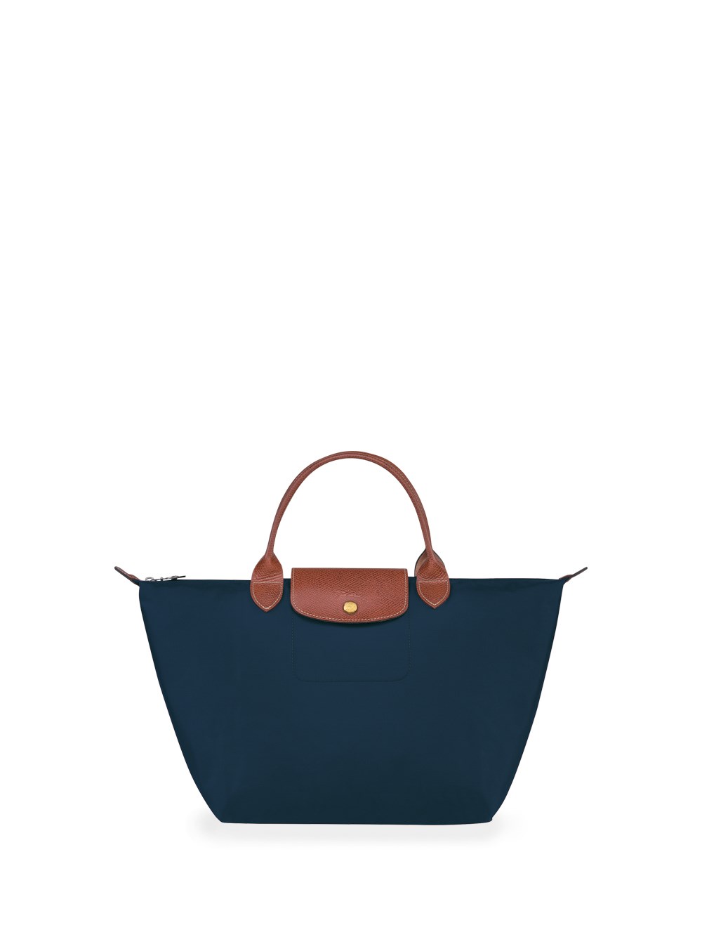 Longchamp Top Handle Bag M Le Pliage Original In Blue