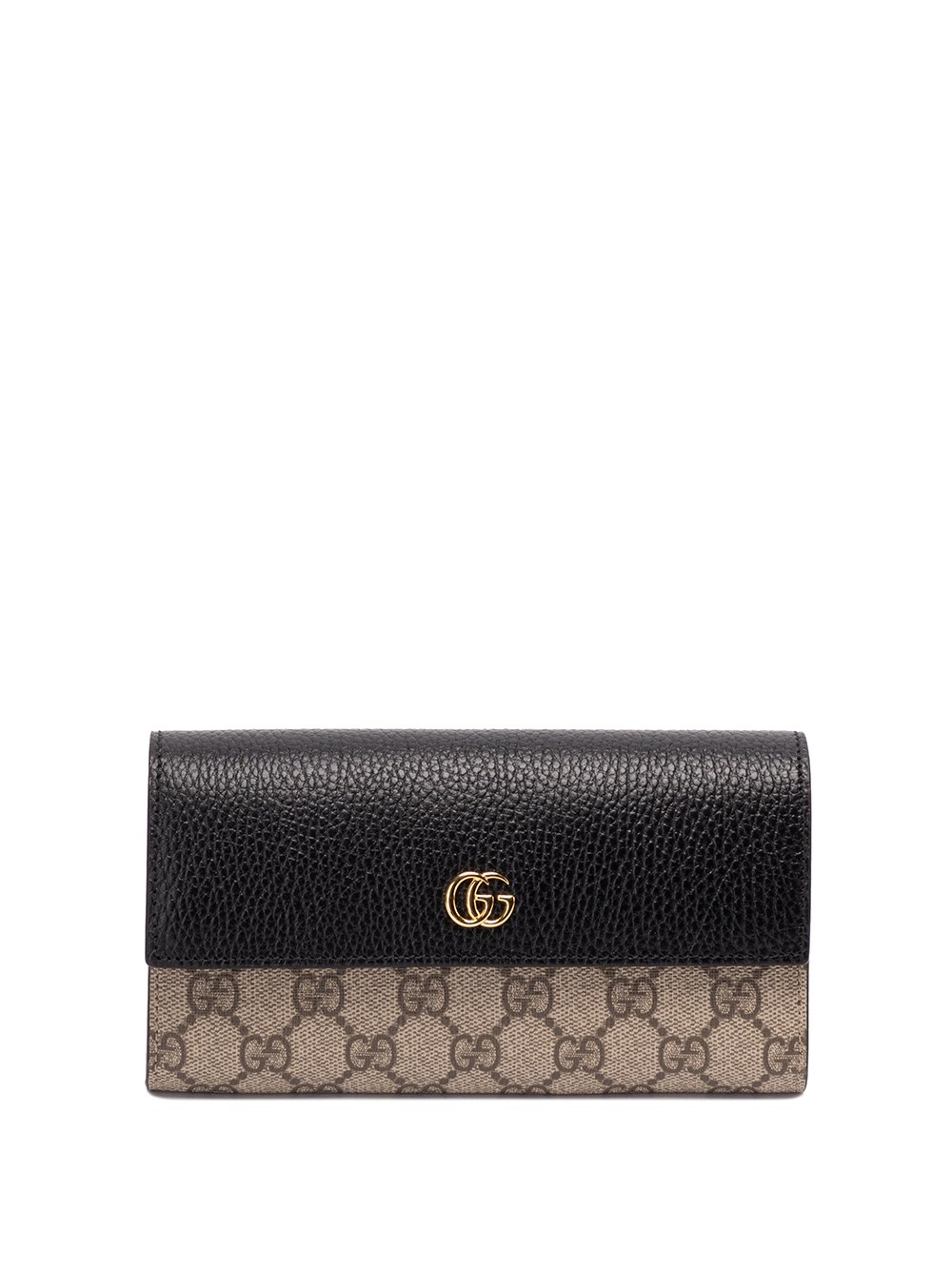 Gucci `gg Marmont` Continental Wallet In Black  