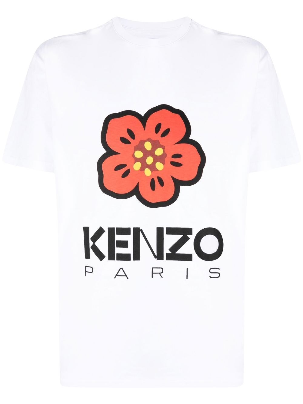 Shop Kenzo `boke Flower` Loose T-shirt In White