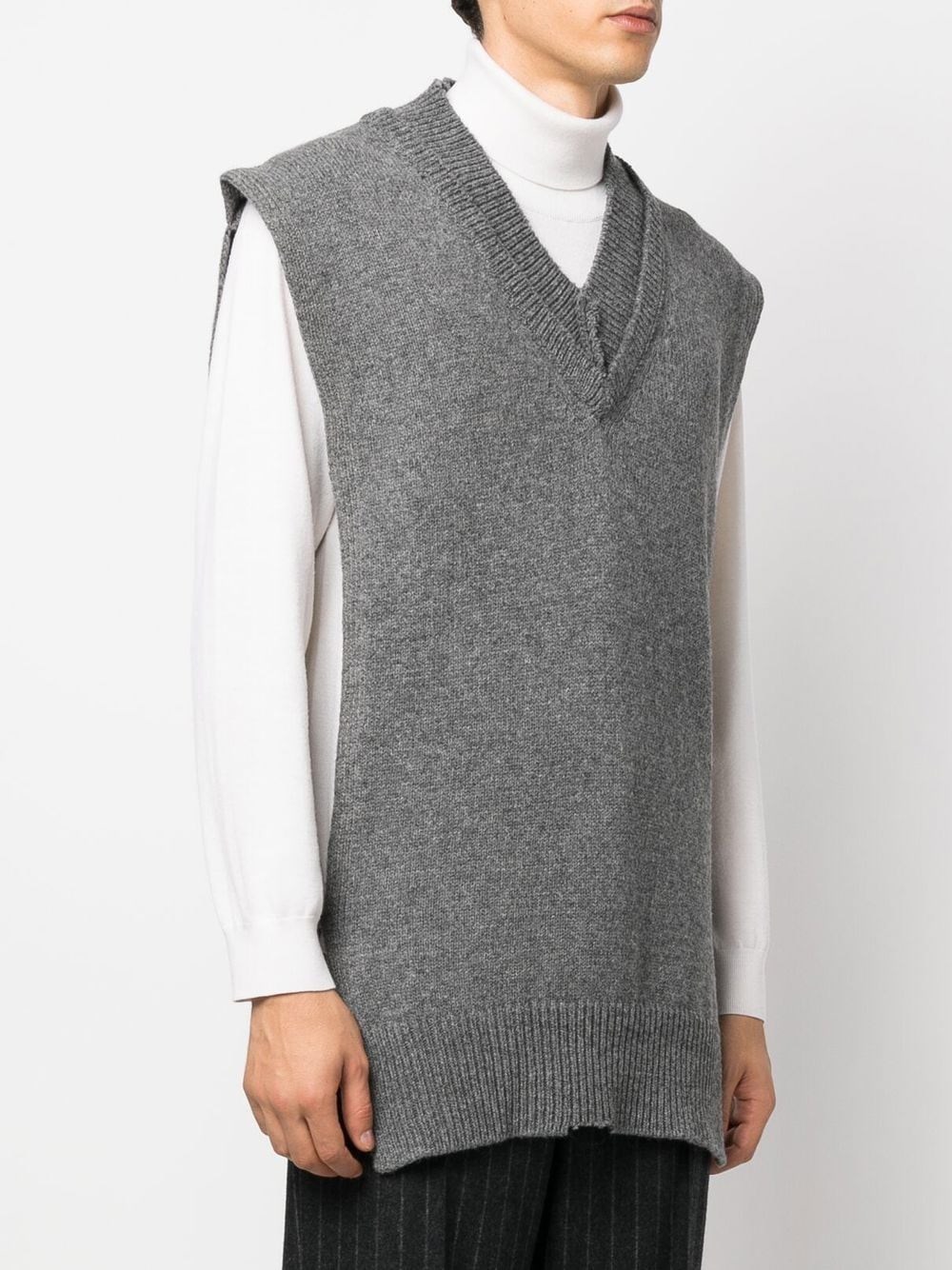 maison margiela layered knit vest available on Spinnaker - 28972