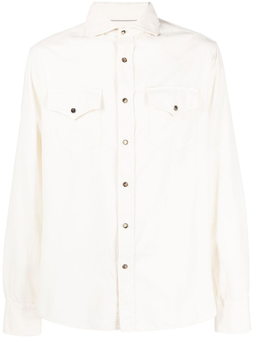 BRUNELLO CUCINELLI `EASY FIT` `WESTERN` SHIRT