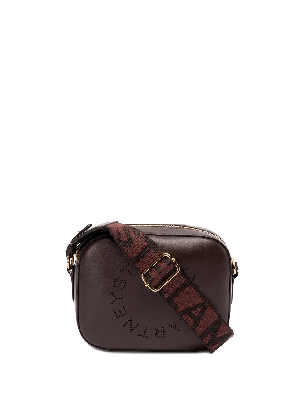 Stella Mccartney `stella` Logo Mini Bag In Brown