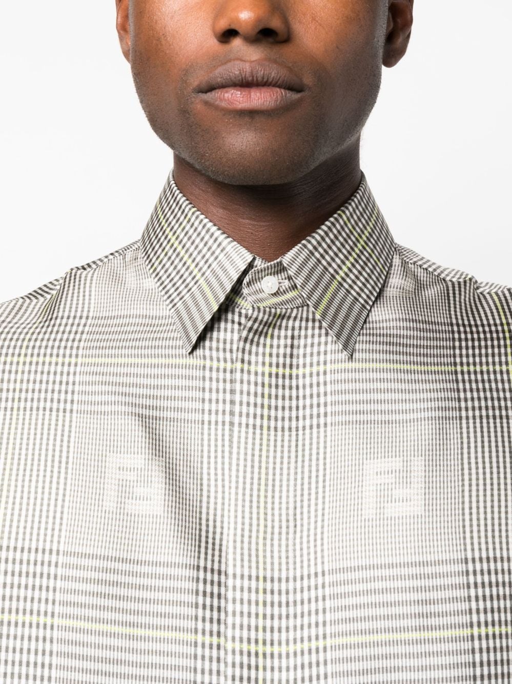 Fendi - Short sleeve shirt for Man - Grey - FS0795AO4A-F0QZ0