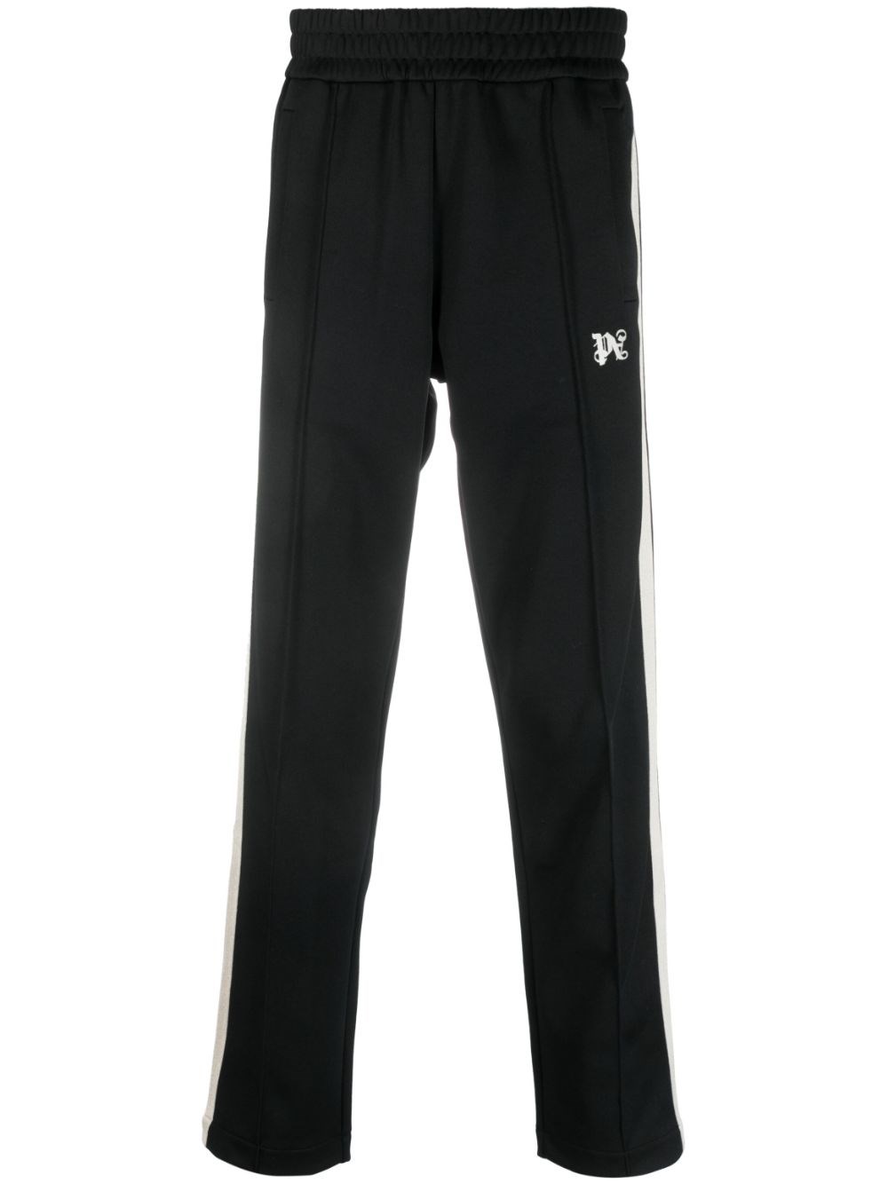 Palm Angels Pa Monogram Classic Track Pants in Black for Men