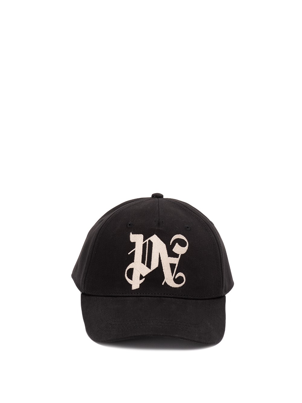 Palm Angels Logo Embroidered Baseball Cap In Black | ModeSens