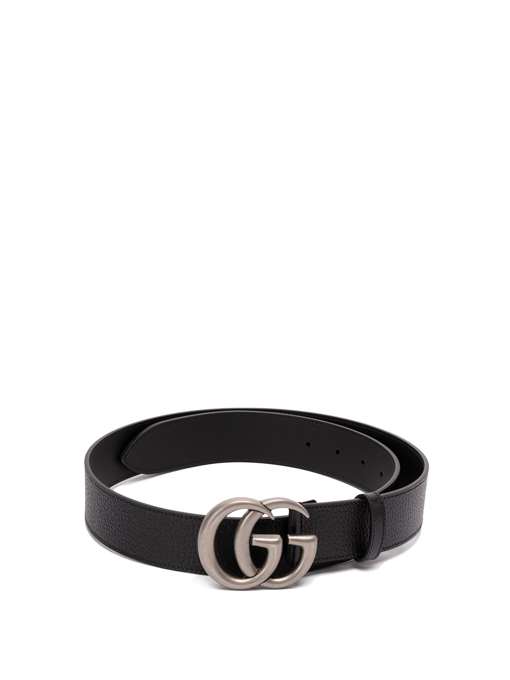 Gucci Belt With `double G` Buckle In Black  