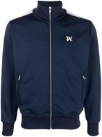 MONOGRAM JACKET in blue - Palm Angels® Official