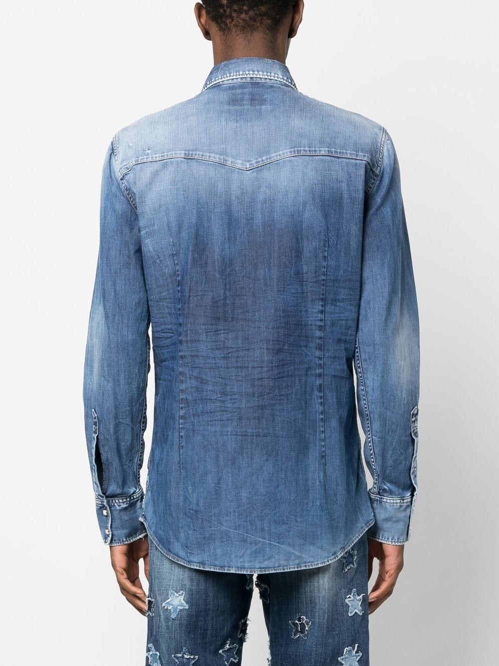 dsquared2 `d2` relaxed fit `dan` shirt available on Spinnaker - 30109