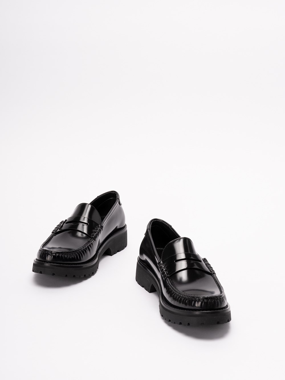 Saint Laurent☆le loafer chunky penny SAINT LAURENT Women's Le Loafer Chunky Penny Slippers in