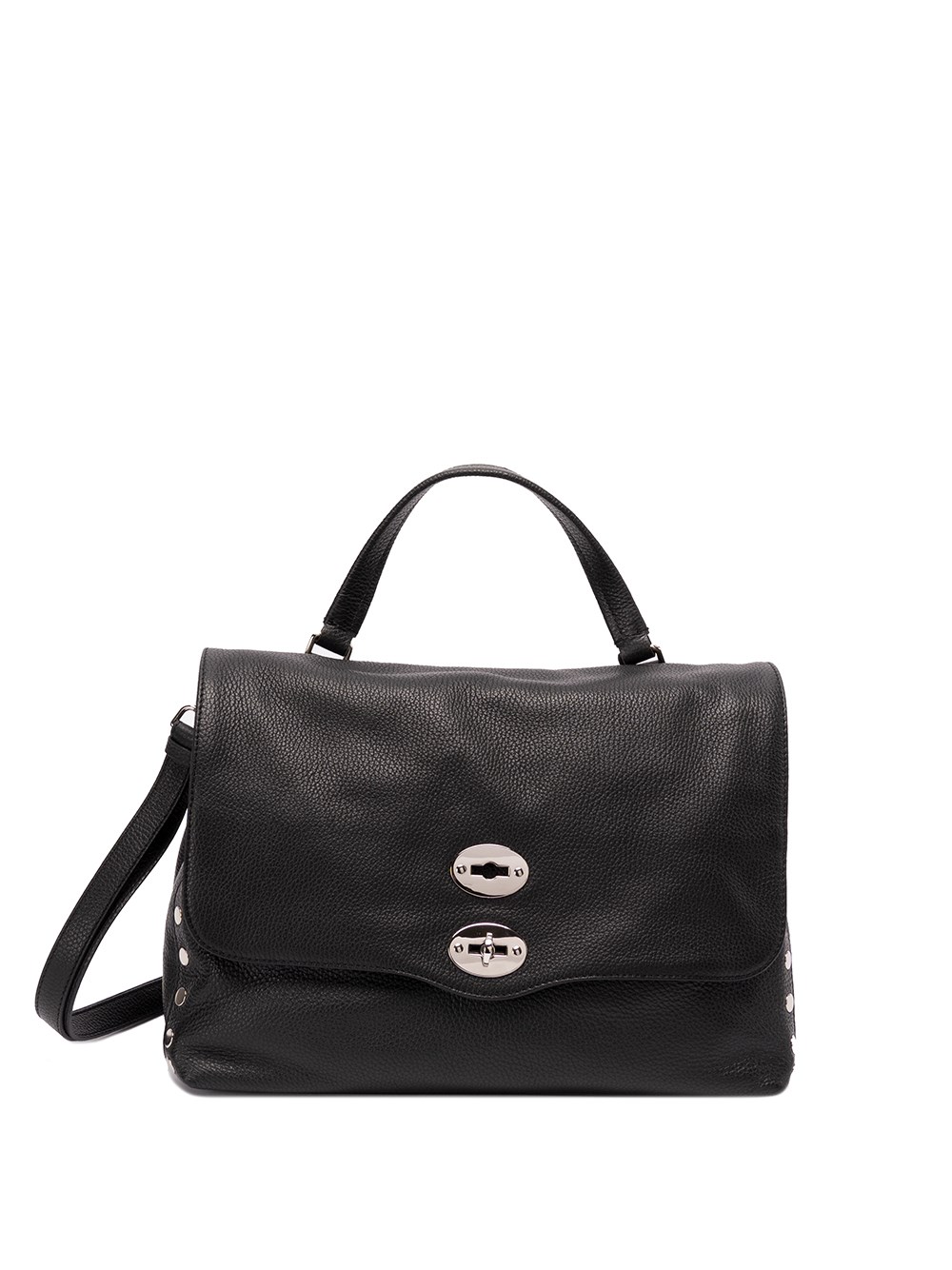 Zanellato Medium `postina Daily` Shoulder Bag In Black