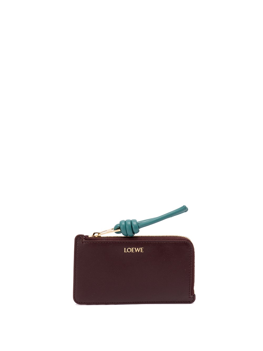 Loewe Knot Coin Cardholder In Red