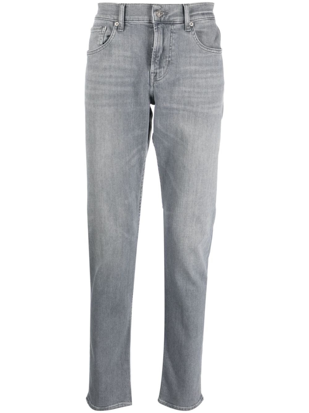 7 FOR ALL MANKIND `SLIMMY TAPERED STRETCH TEK LABYRINTH` JEANS