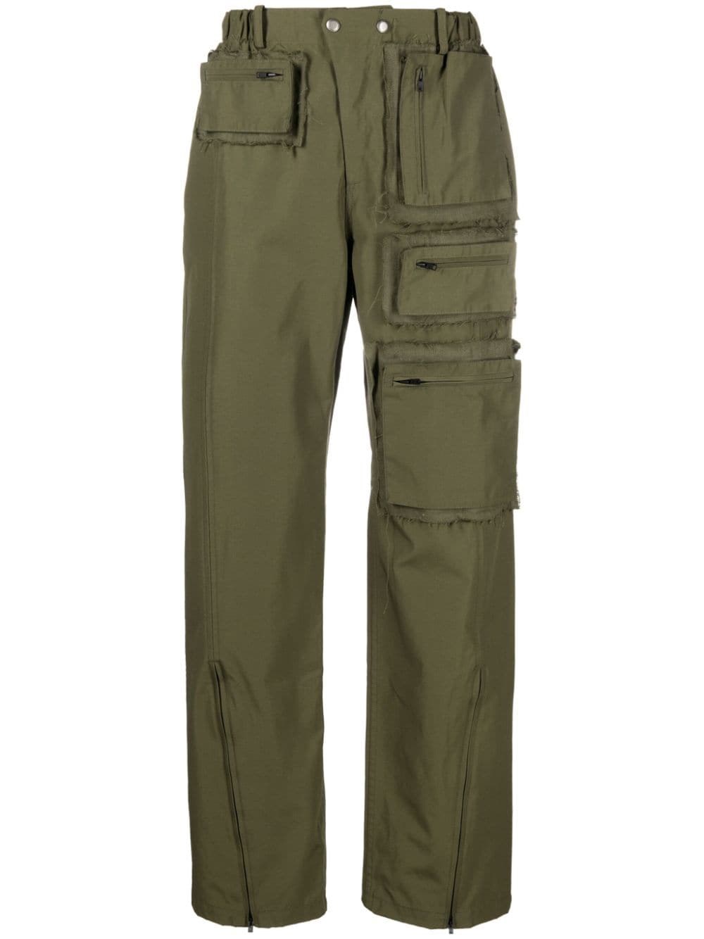 ANDERSSON BELL RAW EDGE MULTI-POCKET PANTS