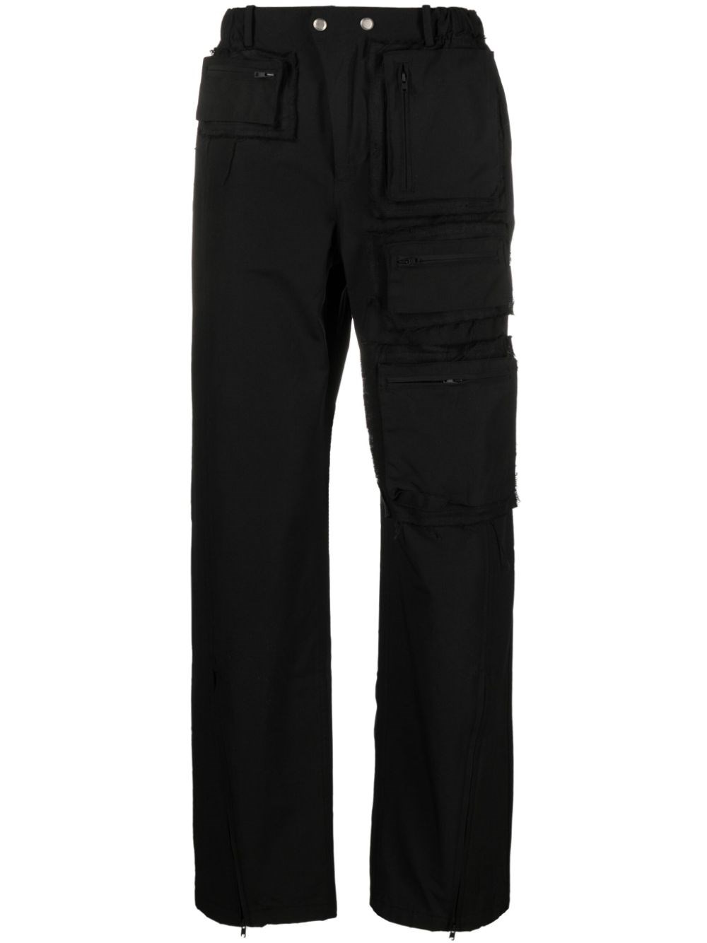 ANDERSSON BELL RAW EDGE MULTI-POCKET PANTS
