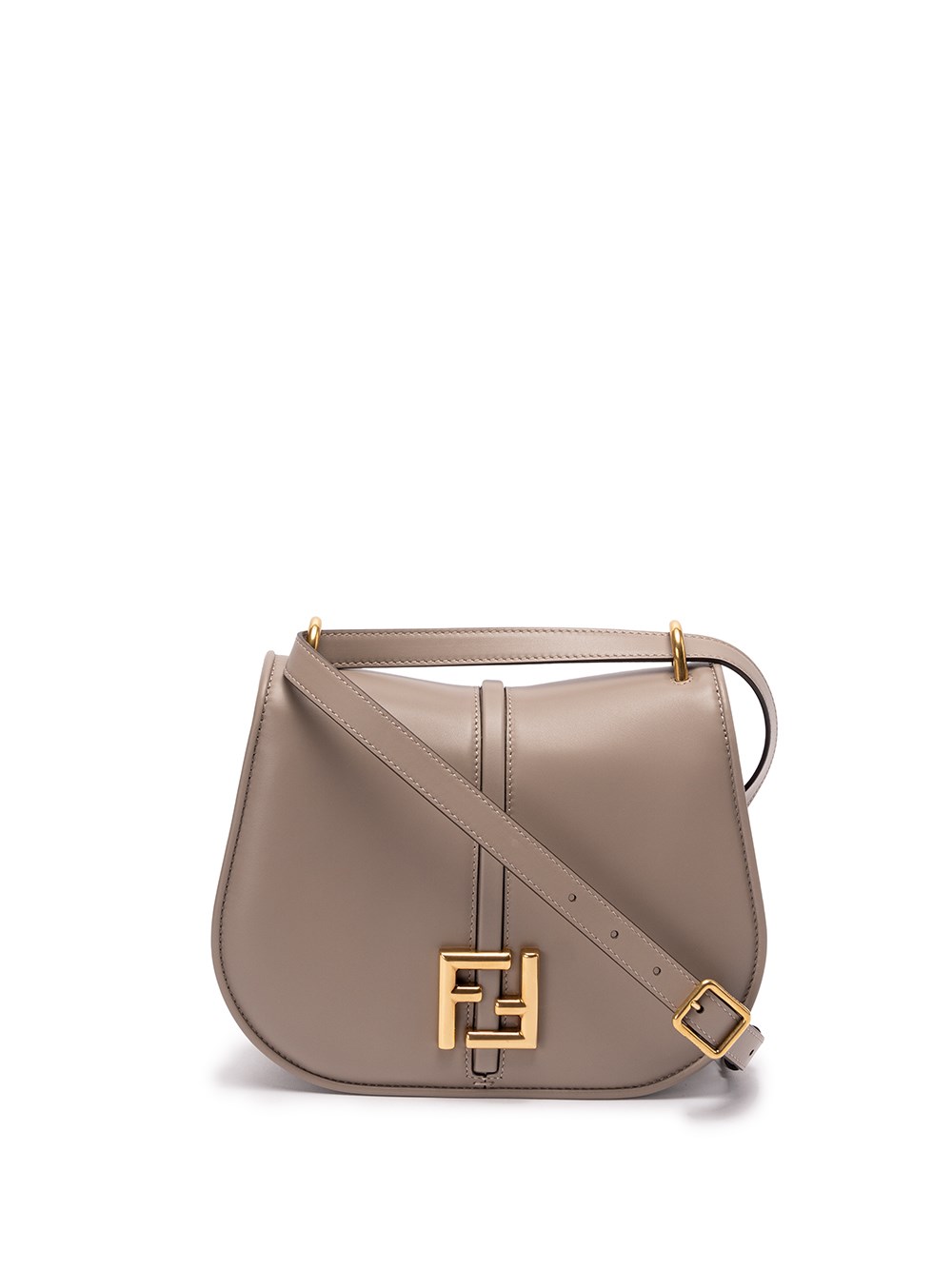 Fendi C'mon Medium Leather Shoulder Bag