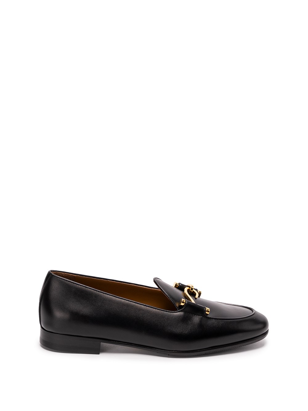 Edhen Milano `comporta Lock` Leather Loafers In Black  