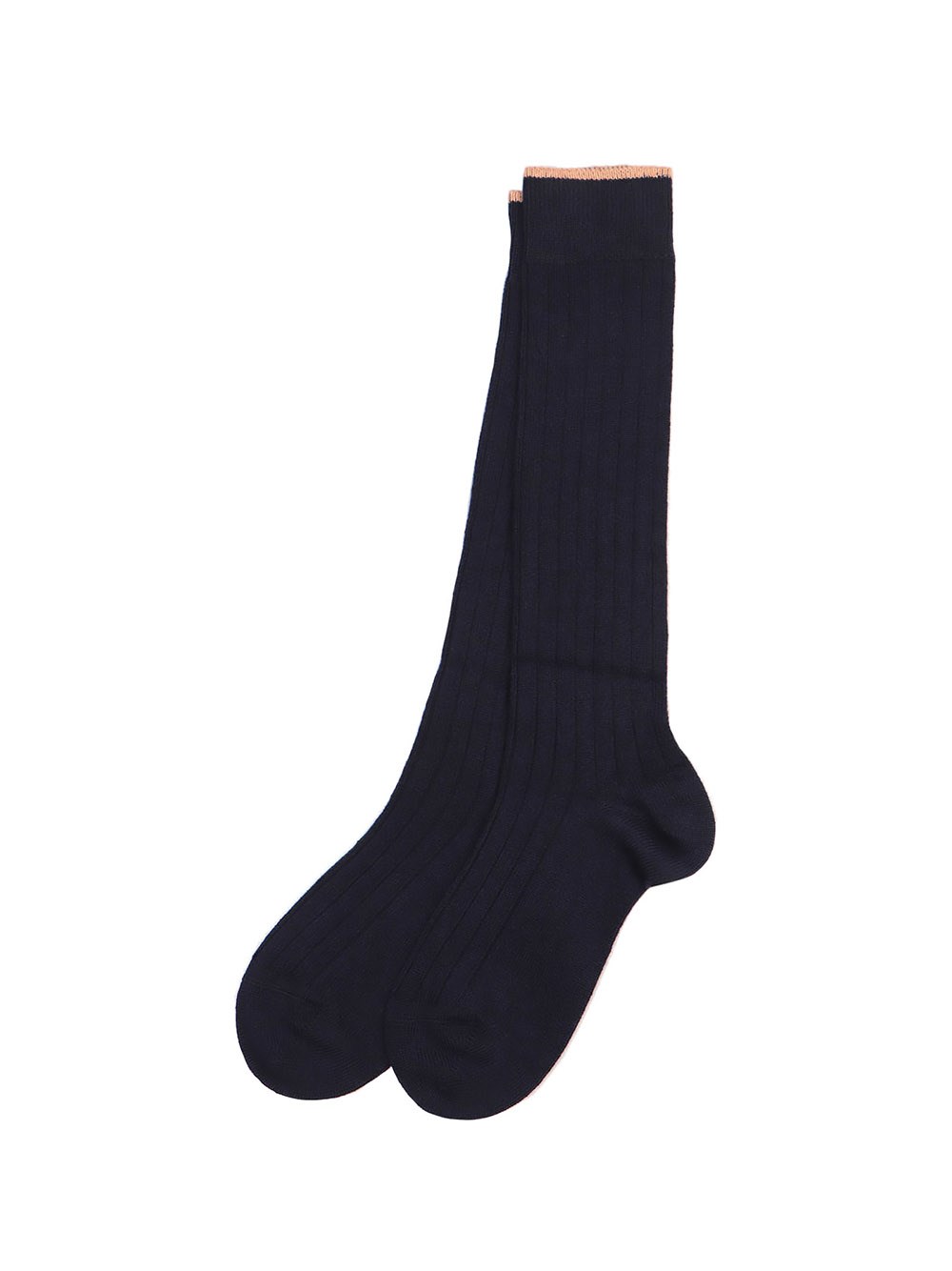 Brunello Cucinelli Rib Knit Socks In Blue