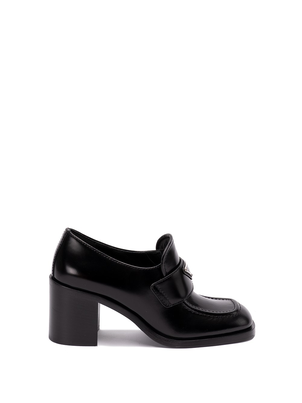 PRADA BRUSHED LEATHER LOAFERS