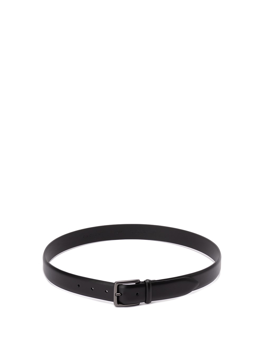 Orciani Leather Belt In Black  