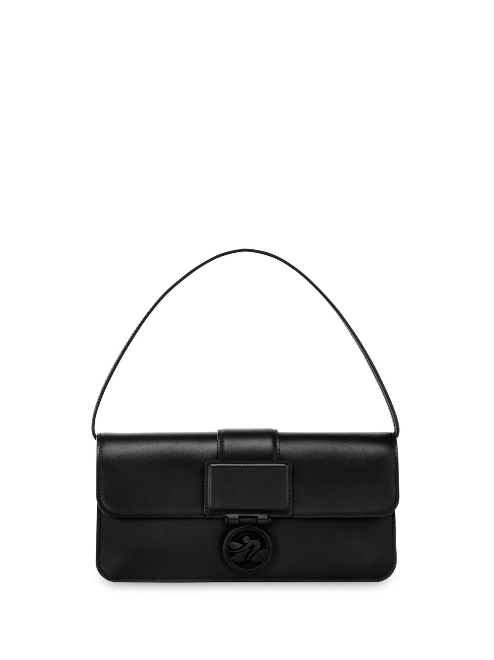 Shop Longchamp `box-trot Colors` Medium Baguette Bag In Black  