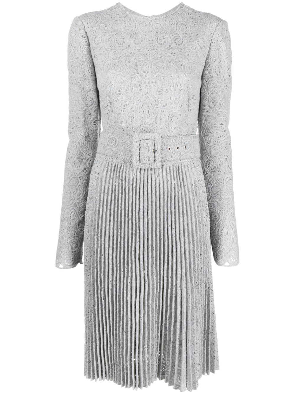 Ermanno Scervino Midi Dress In Gray