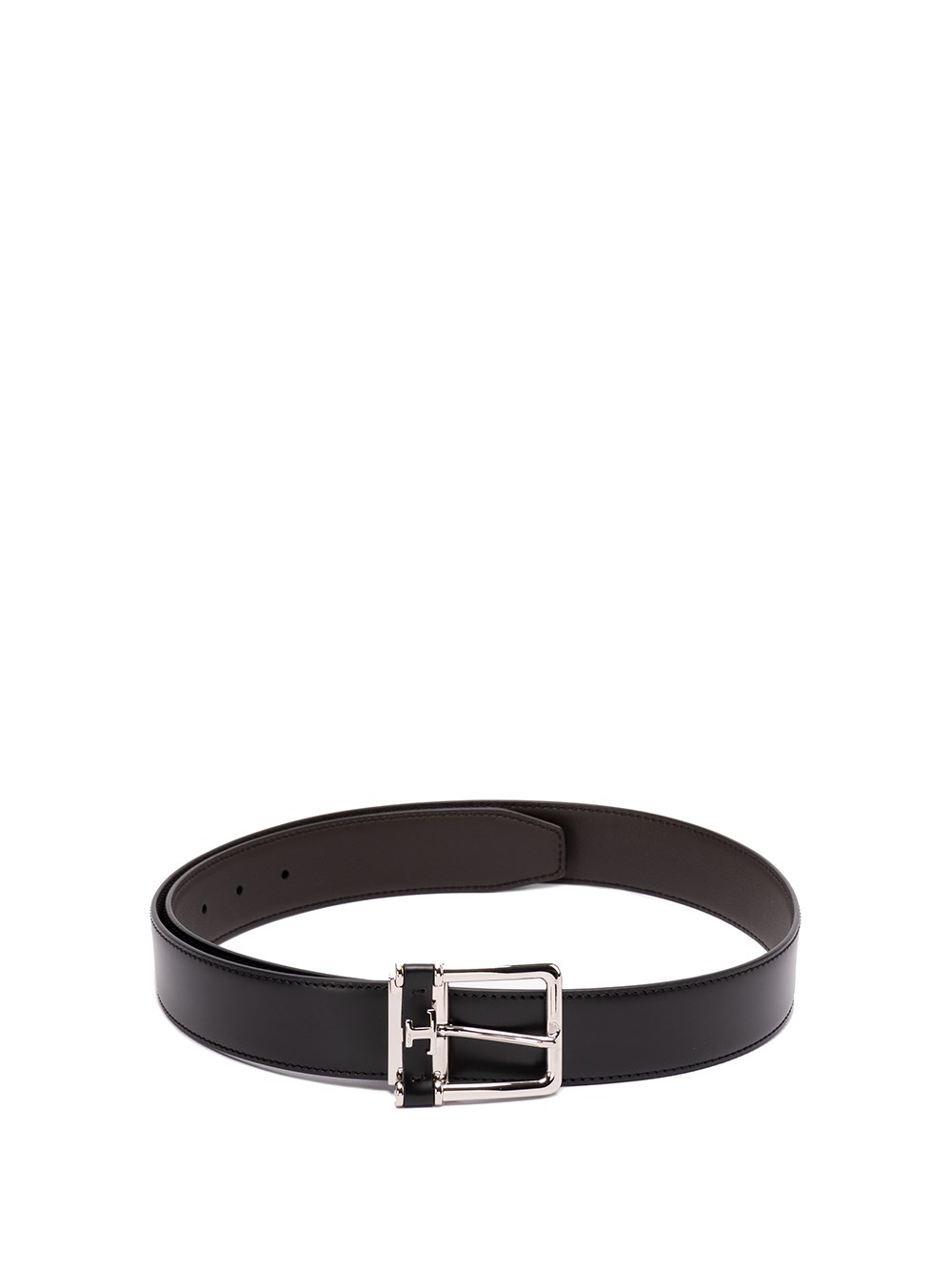 Tod's - Reversible Belt in Leather, Black, 110 - Belts