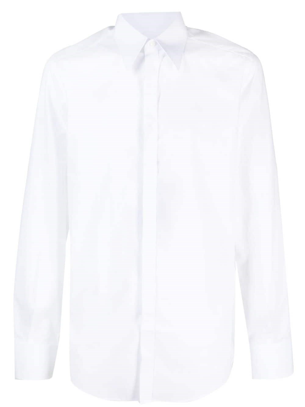 Shop Dolce & Gabbana Martini-fit Shirt In White