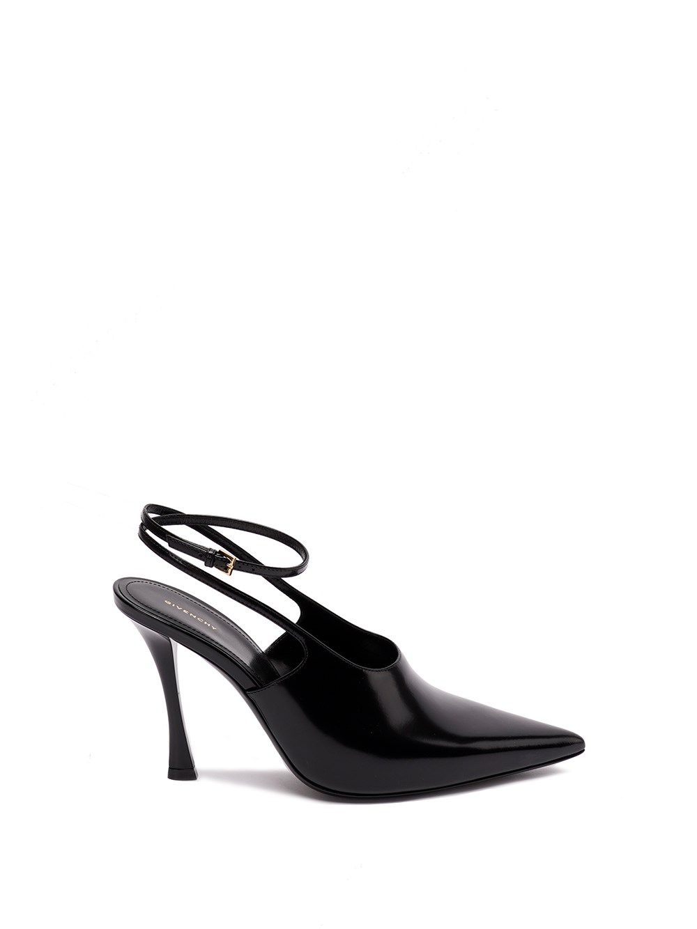 Shop Givenchy `show` Leather Slingback Pumps In Black  
