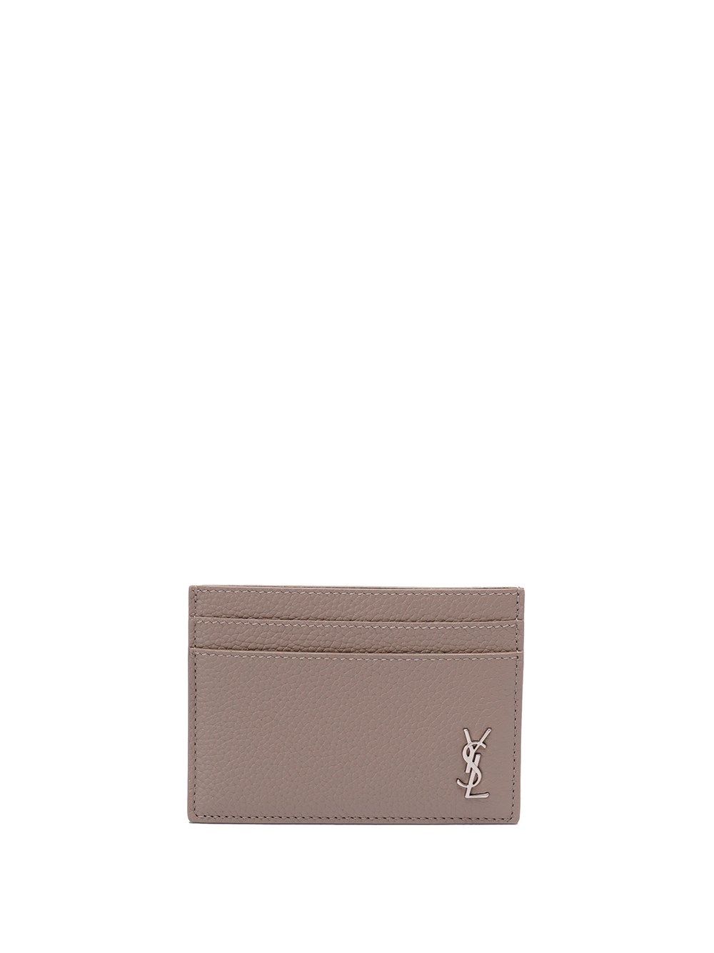 Saint Laurent Tiny Cassandre Leather Cardholder