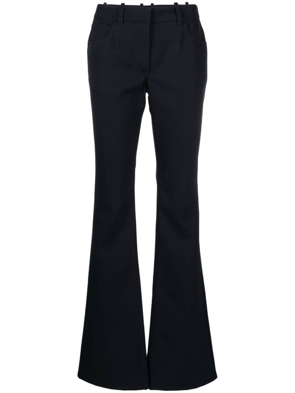 Off-white Off White Midnight Blue Wool Pant In Blue