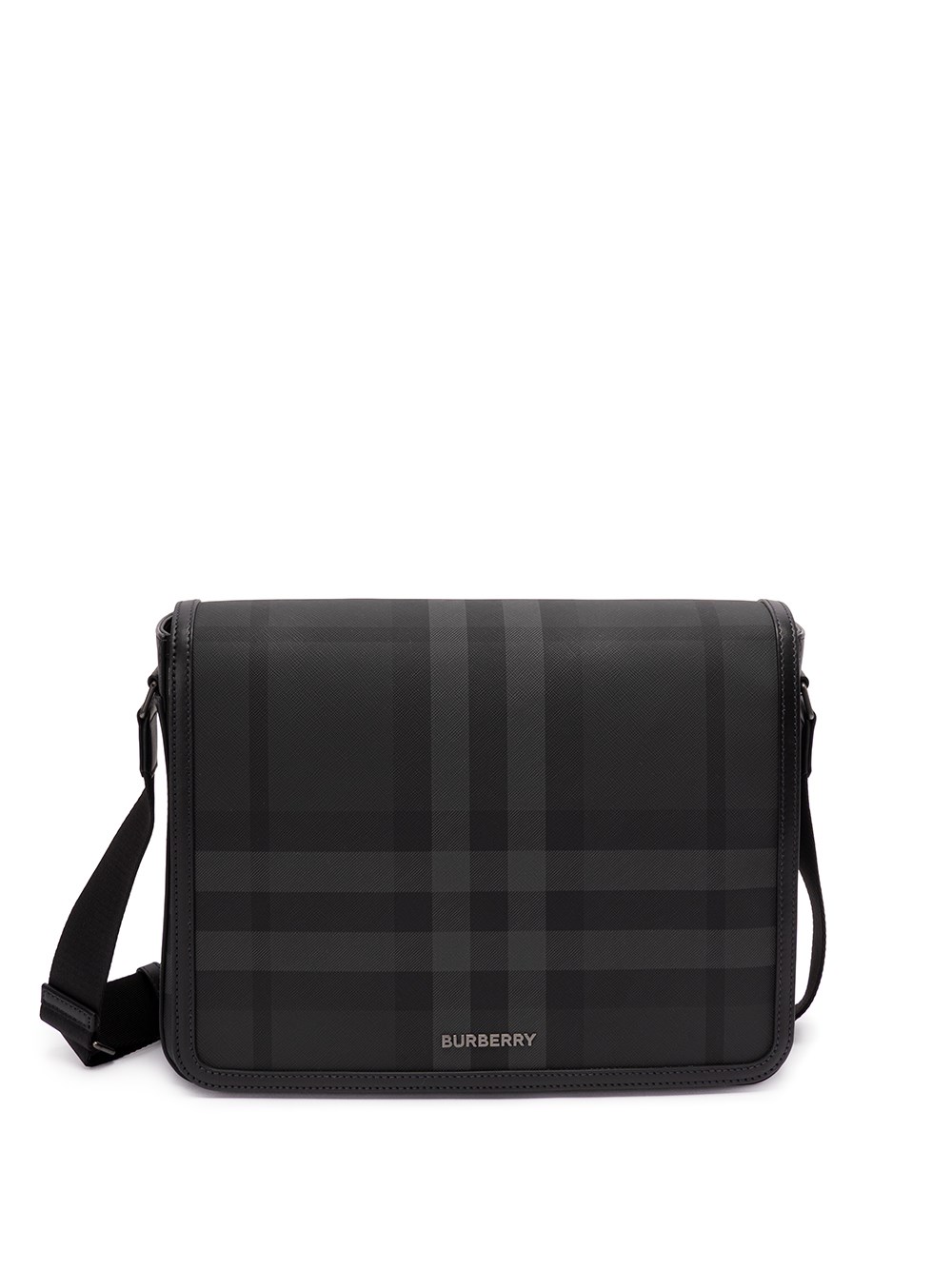 Burberry Men's Leather Small Alfred Messenger Bag - Black