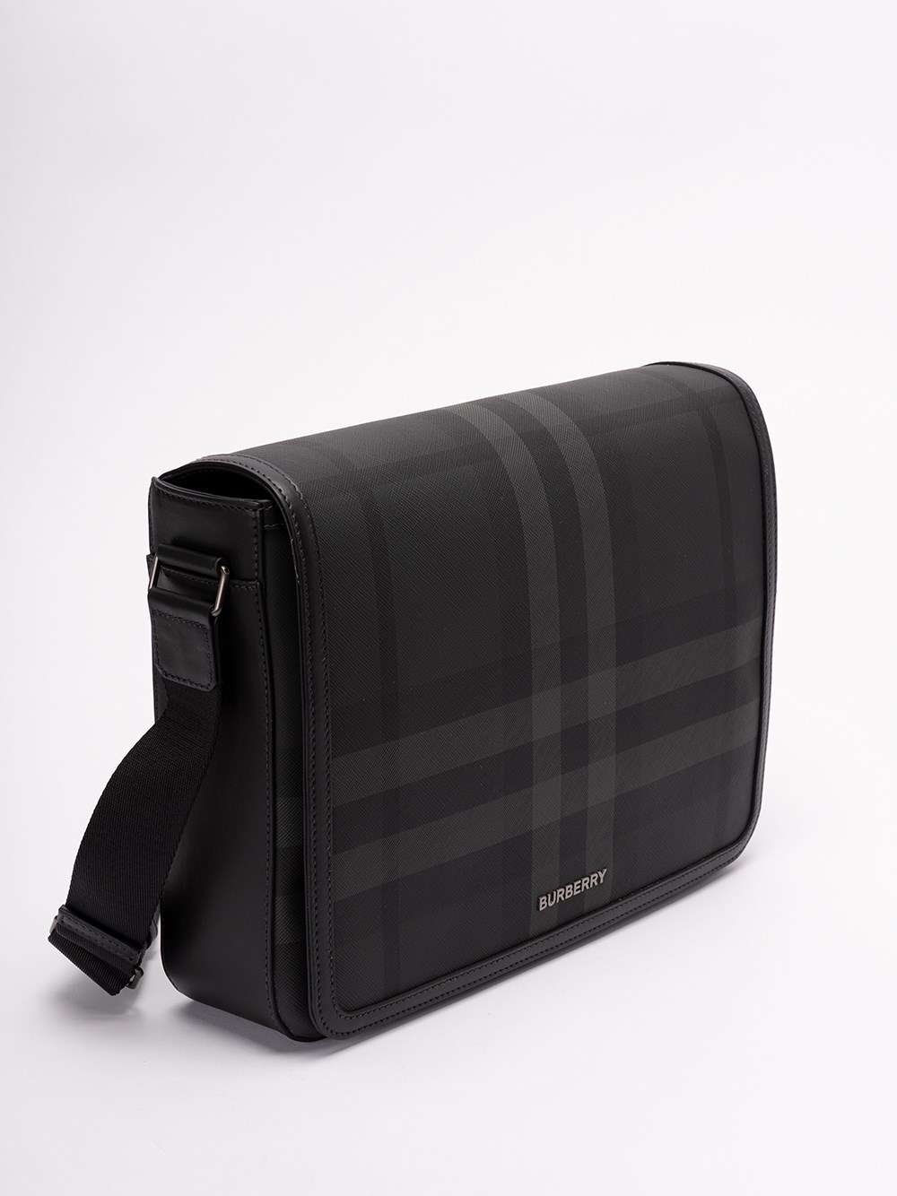 Small Alfred Messenger Bag in Charcoal - Men