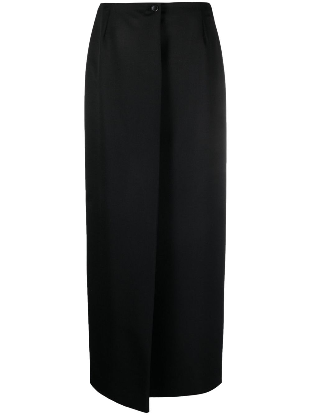Givenchy Black Wool Blend Skirt In Black