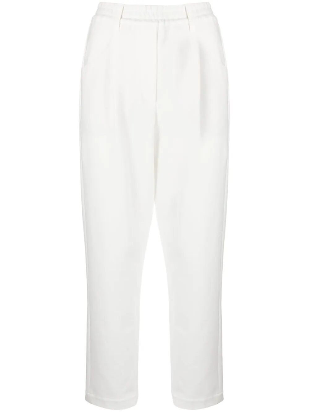 Brunello Cucinelli High Waisted Pants In Beige