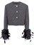 Prada Cropped Jacket with Feather