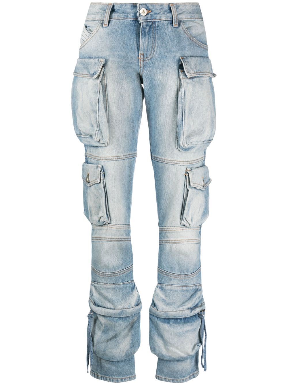 Shop Attico `essie` Jeans In Blue