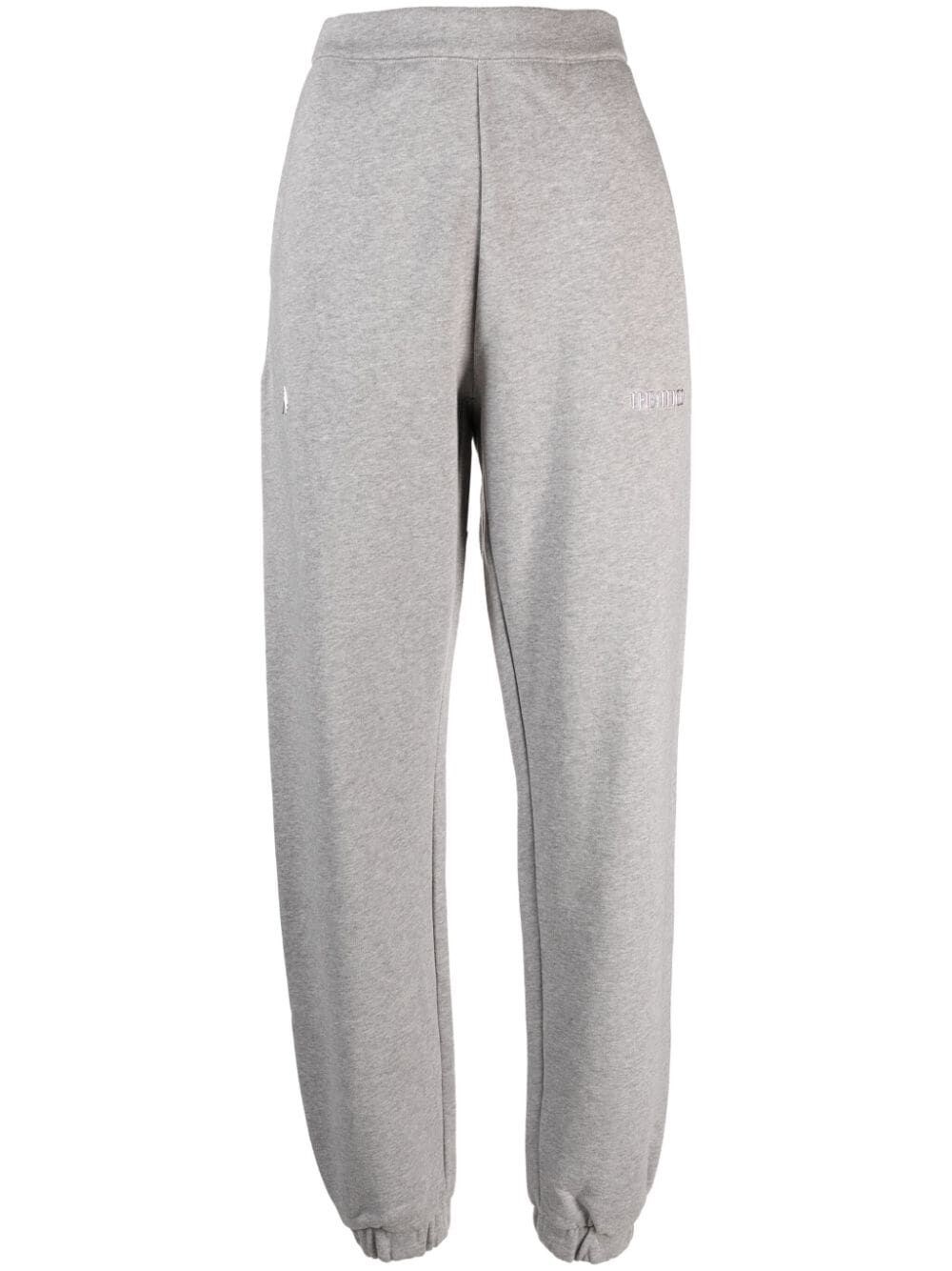 Shop Attico `penny` Track Pants In Gray