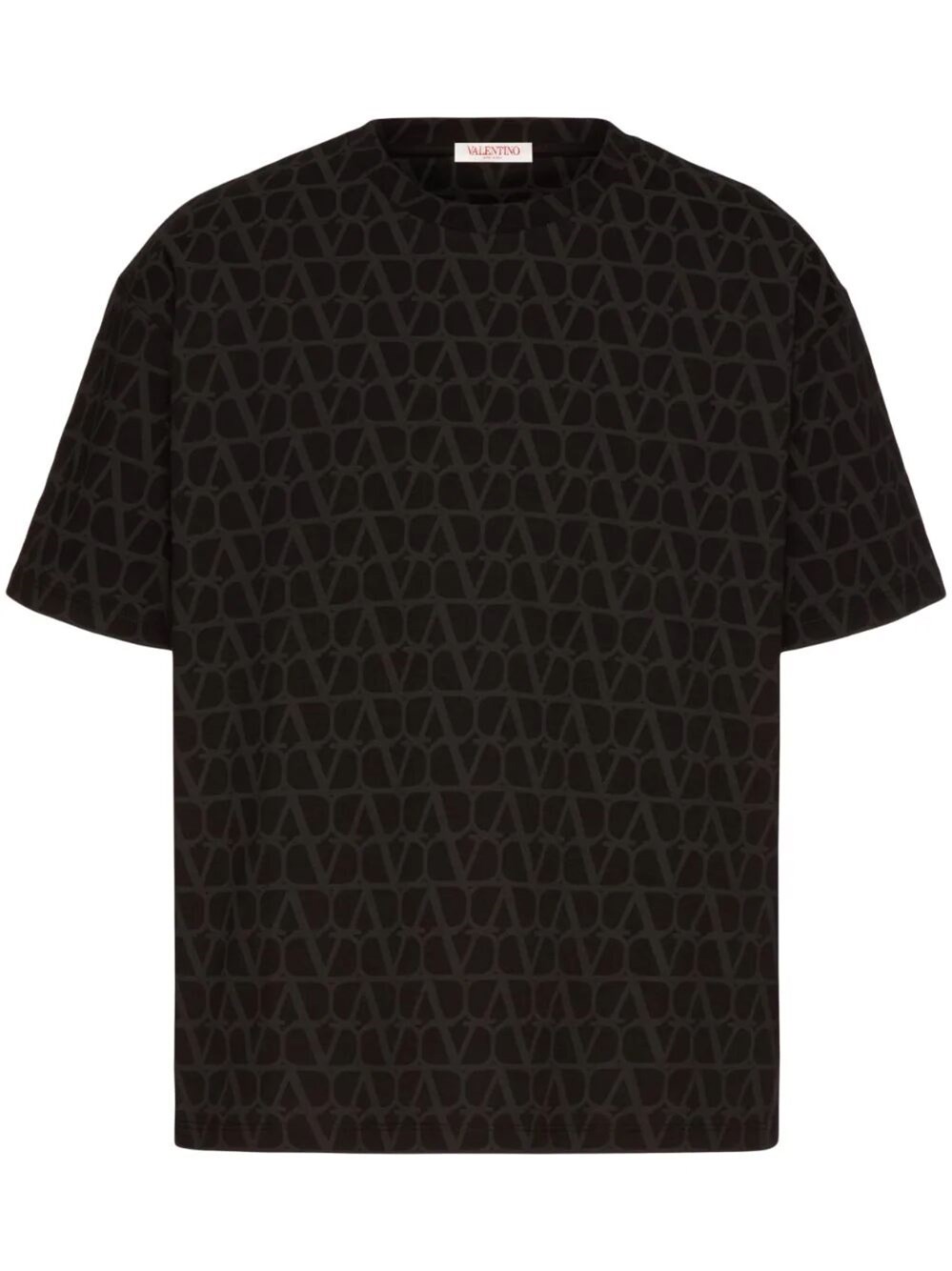 Shop Valentino `toile Iconographe` T-shirt In Black  