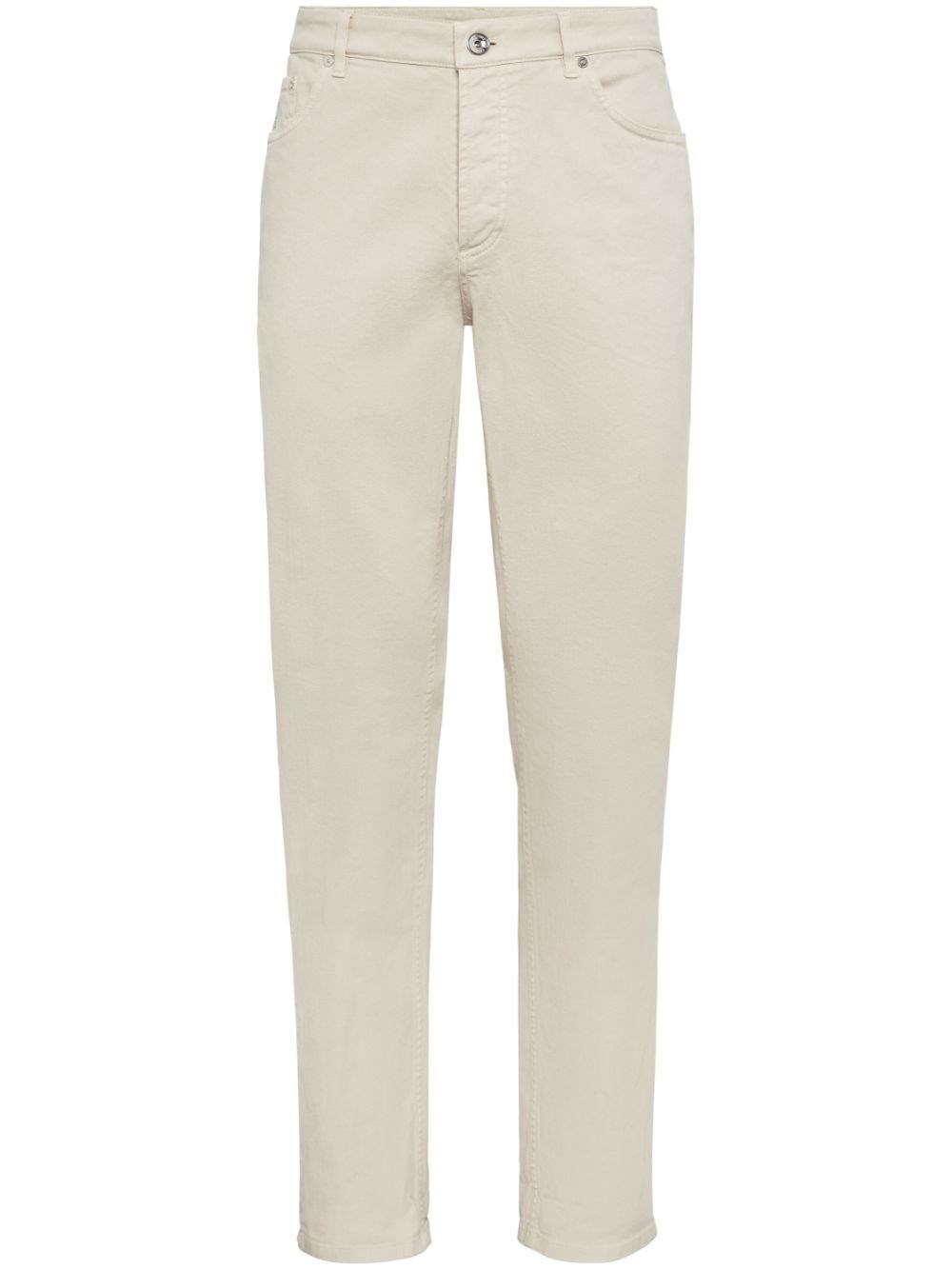 Brunello cucinelli Denim Traditional Fit Five-Pocket Pants