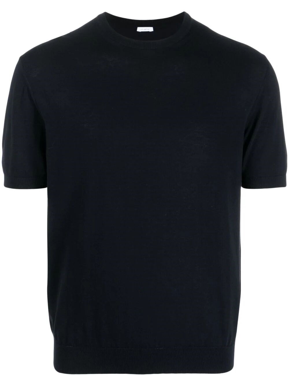 Malo Short Sleeve Crew-neck Sweater In Blue