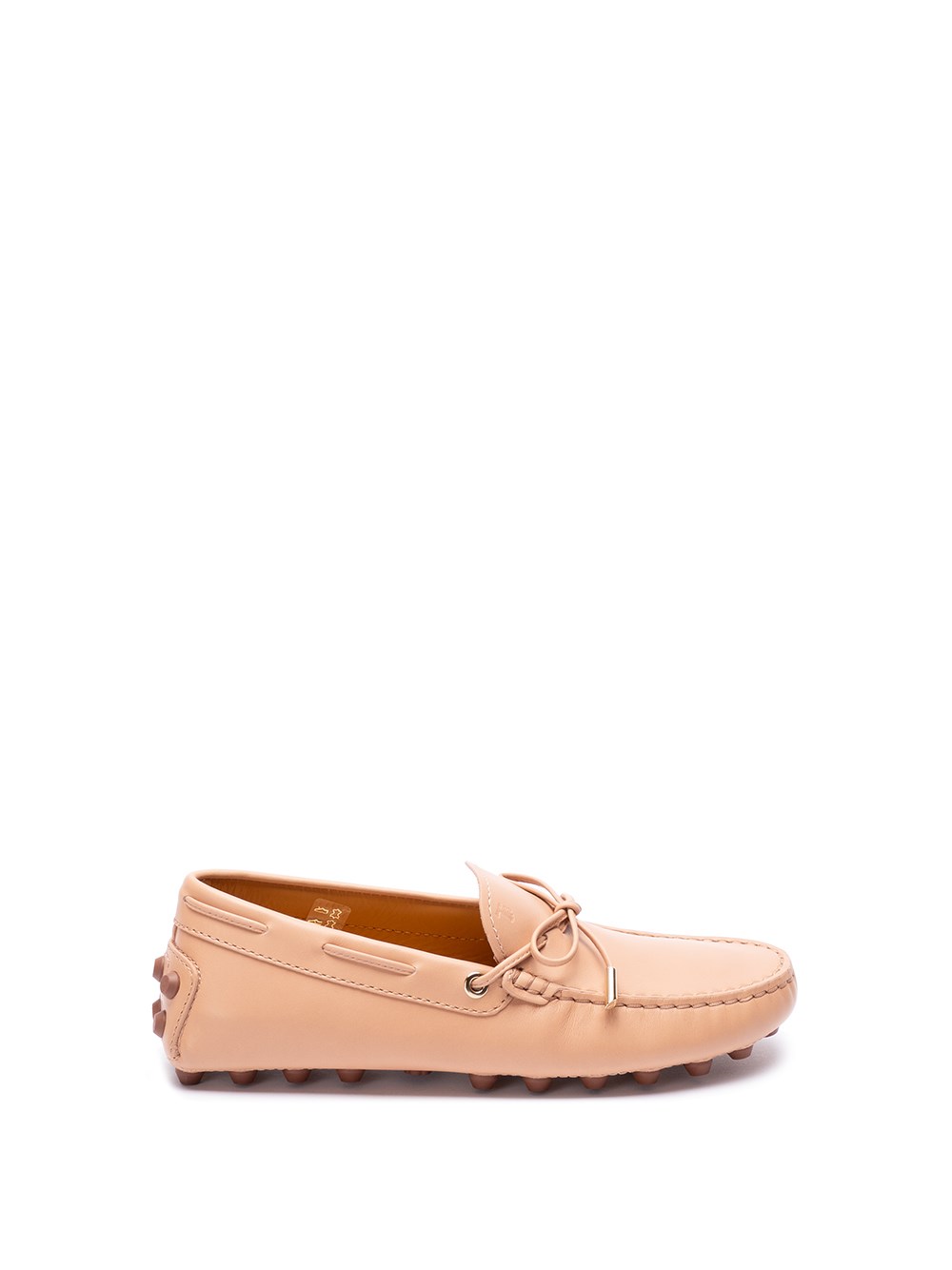 Tod's `gommino Macro` Loafers In Beige